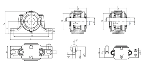 SN505 Plummer Block Housing1