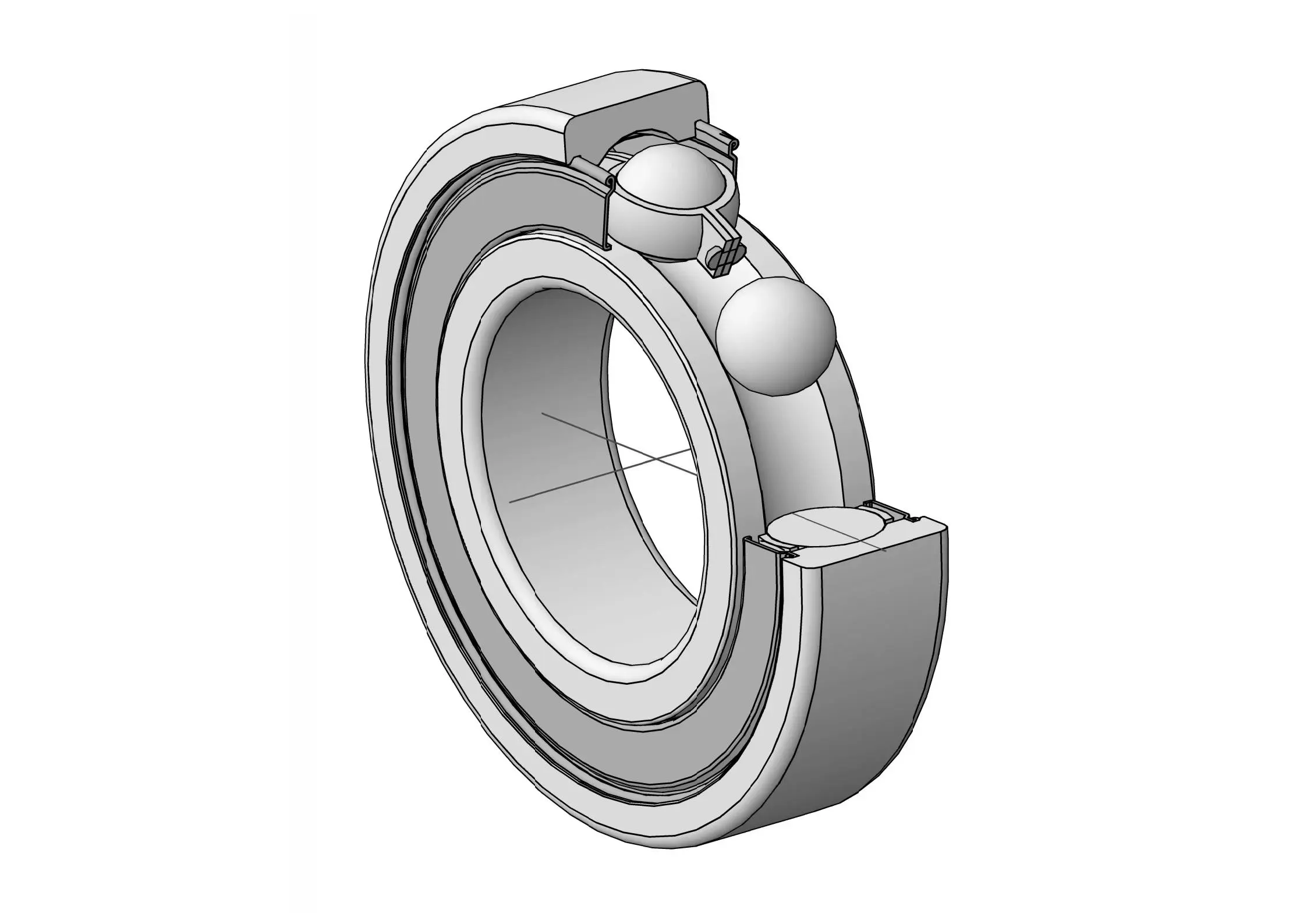 604 Single Row Deep groove ball bearing