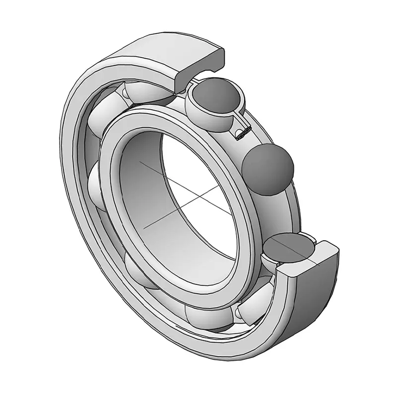 6200 CE Zirconia Ceramic Deep Groove Ball Bearing
