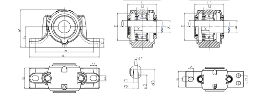 SN532 Plummer Block Housing